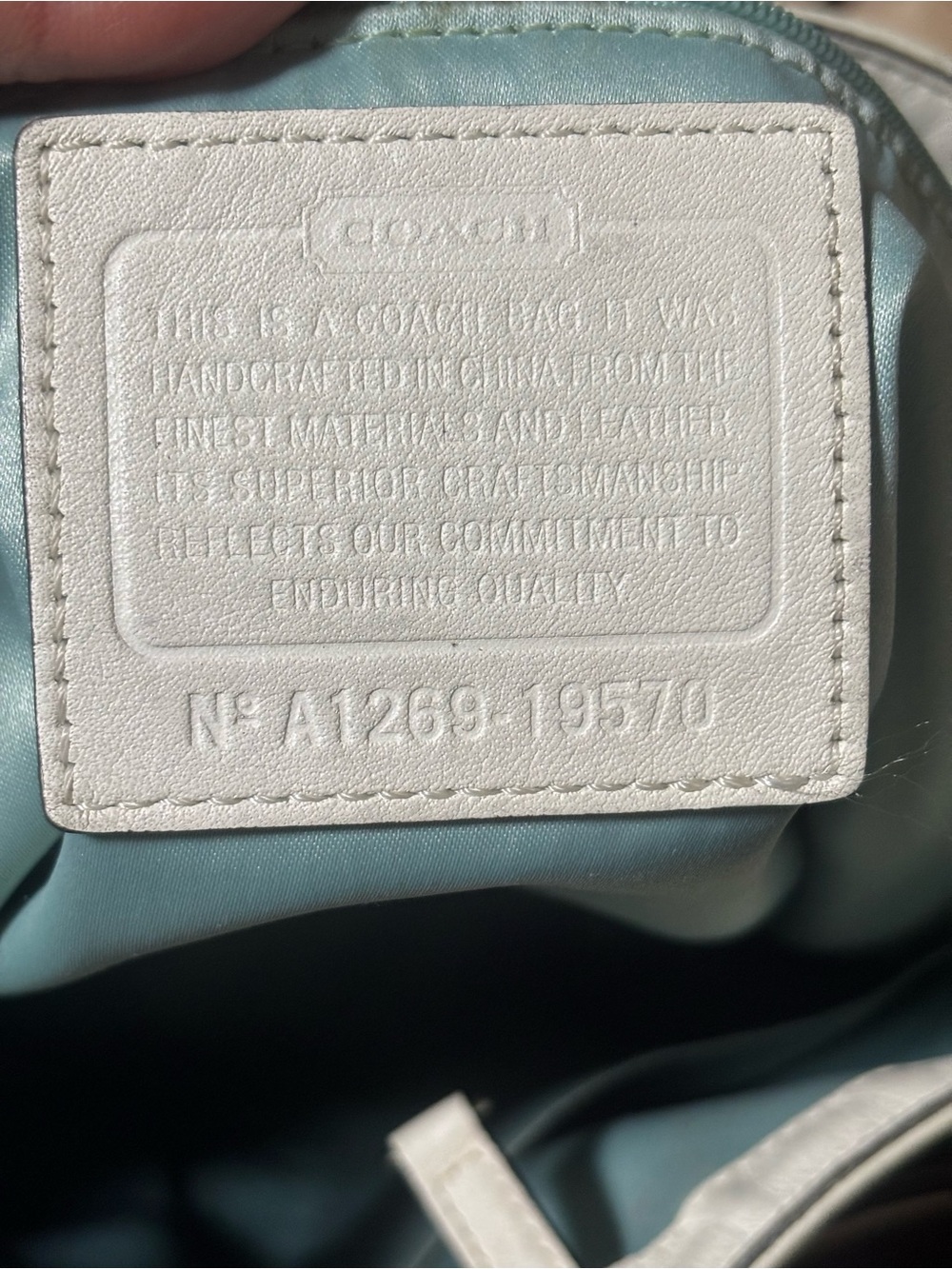 Coach Audrey Andie Perforated Signature shoulder bag - Picture 13 of 16